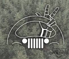 Jeep Wave Sticker Jeep Wave Decal Jeep Sticker Jeep Jeep Decals Jeep Wave Jeep Art