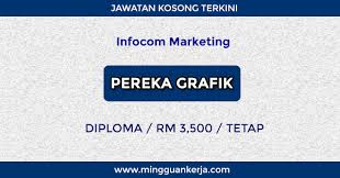 Infocom Marketing Pereka Grafik Mingguan Kerja