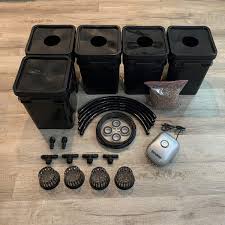 Buy Deep Water Culture Dwc Hydroponic Bubbler Bucket Grow Kit System 5 Gallon 4 Site With Connected Reservoir Online In Senegal B084ttzgbg