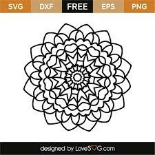 Download Pin On Free Mandala Monograms Svg Cut File Lovesvg Com