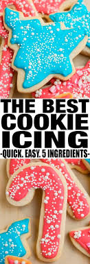 Easy Royal Icing Recipe For Cookies Also Known As Cookie Icing Recipe That Dries Hard This Icing Cookie Icing Recipe Sugar Cookies Decorated Holiday Cookies