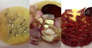 Tumis bawang putih dan bawang merah hingga berwarna kekuningan 2 tuang kaldu, masak sampai mendidih 2. Sambal Telur Hancur Cili Kering Simple Tapi Boleh Buat Makan Berpinggan Mingguan Wanita