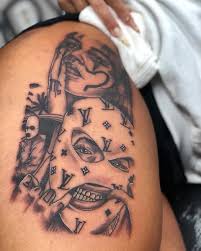 Maybe you would like to learn more about one of these? Ski Mask Tattoo In 2021 Full Neck Tattoos Simple Forearm Tattoos Money Tattoo
