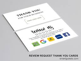 Besides good quality brands, you'll also find plenty of discounts when you shop for order business card during big sales. Review Request Thank You Business Card Business Thank You Cards Make Business Cards Customer Card