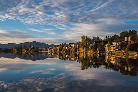 The oligotrophic, circumneutral body of water called mirror lake is in the adirondack mountains in northern new york in the united states. Morning Reflections On Mirror Lake Lake Placid Ny Photograph By Bob Cuthbert