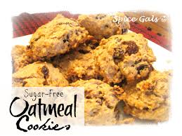 Adding oatmeal to cookies does a lot more than just add an ingredient in case you were wondering what are the this chewy and soft recipe for no sugar added oatmeal and raisin cookies is so delicious! Sugar Free Oatmeal Cookies Sugar N Spice Gals