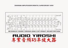 Skema sound system aksesoris audio sound system. Elektronika Power Amplifer Yiroshi