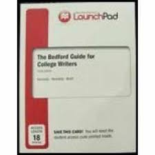 Both reliable and innovative, the bedford guide for college writers plunges students into active learning right from the beginning, whether their writing class meets on campus or online. Sell Buy Or Rent The Bedford Guide For College Writers Access Card 9781319108779 1319108776 Online