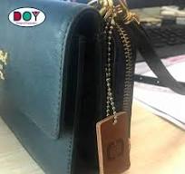 Custom Double Side Embossed Genuine Leather Bag Tags for Handbag