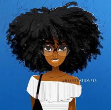 Sonya clark weaves the history of black hair into art. Drawing Natural Hair Cartoon Drawings Of Girls