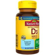 1 softgel servings per container: Nature Made Vitamin D 5000 I U Softgels Cvs Pharmacy
