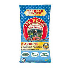 Terreau Universel 3 Actions Or Brun 40l Castorama