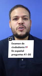 Estudiando las preguntas 41 a 50 del examen de 100 preguntas para la  entrevista de ciudadanía a #uscitizenship #uscisinterview #uscisnews #uscis  #migration #ciudadaniaamericana