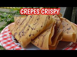 Bentuknya yang tipis dan renyah serta memiliki cara membuat kue crepes: Resep Crepes Crispy Youtube