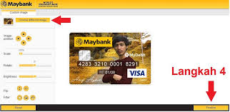 Untuk kad debit bank lain, mungkin anda boleh pergi laman web mereka. Ini Cara Paling Mudah Untuk Anda Design Kad Maybank Sendiri