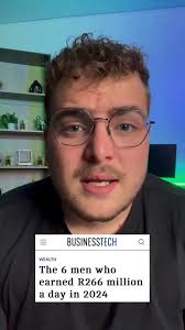 South Africa's Wealth Wizards: Richest Businessmen Rewrite Success Rules