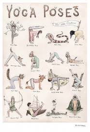 Yoga Poses For Creatures Nicole Debarber Yogaposes Yoga Poster Yoga Postures Yoga For Kids