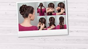 Split the hair into two separate sections. 28 Braided Updos To Upgrade Your Basic Bun L Oreal Paris