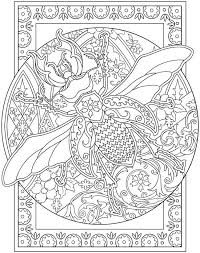 All bee coloring pages can be downloaded or printed for free. Creative Haven Incredible Insect Designs Coloring Book Bee Coloring Pages Designs Coloring Books Coloring Books