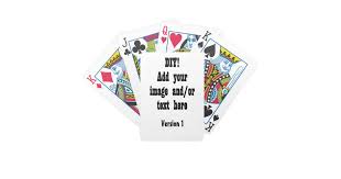 At printerstudio.com you can make your own custom playing cards. Diy Create Custom Playing Cards Blank Template Zazzle Co Uk