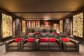 Fully customizable berkline home theater seating, commercial grade cinema style home theater seating, professional popcorn machines, poster cases & frames, cinema decor and theater signs are the finishing touches you need to make your home theater more realistic. In Home Movie Theater Room Design Ideas And Inspirations Mccarter Design