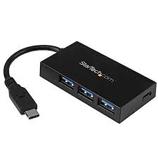 Startech Com 4 Port Usb 3 0 Hub Powered Usb 3 1 Gen 1 Hub Usb C To 1x Usb C And 3x Usb A Adapter Usb C Port Expander Hb30c3a1cfb Hub 4 X Superspeed