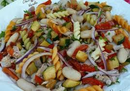 Salade De Pates Au Thon Et Haricots Blancs Chez Vanda En 2020 Salade Pates Thon Salade De Pates Haricot
