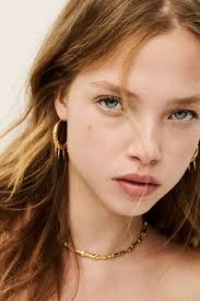 Hoop Earrings Alena Gray // ba&sh US