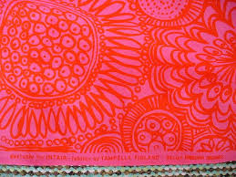 Vintage Tampella Fabric Print Patterns Finnish Fabric Fabric