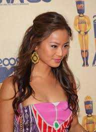 Be sure you do your hair all the time. Jamie Chung S Half Up Half Down Do Wedding Hairstyles Half Up Half Down Half Up Hair Jamie Chung Hair