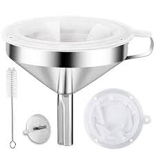 The norpro stainless steel funnel with removable strainer is designed specifically to perform these functions in a traditional manner. Top 10 Steel Funnel With Strainers Of 2021 Savorysights