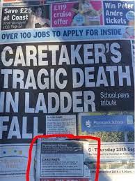 Jun 18, 2021 · plymouth news. Paddy Power On Twitter Another Look At The Plymouth Herald Running A Story About Caretaker S Death An Ad To Fill His Now Vacant Position Http T Co 9d2mbjsowb