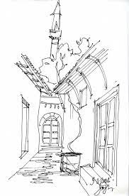 Rough Sketch Urban Sketching Cityscape Drawing Architecture Artists