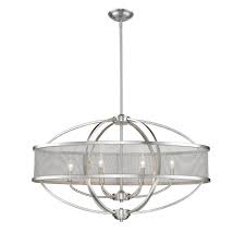 Check spelling or type a new query. Golden Lighting Colson Pw Linear Chandelier With Shade In Pewter 3167 Lp Pw Pw
