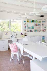 Designed to cleverly fit into any unused space, a custom craft room is the perfect place for everyone whether they enjoy scrapbooking, sewing, or painting. Beautifully Organized Craft Rooms Craft Room Design Craft Room Craft Room Organization