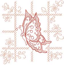Free machine embroidery patterns such as winter holiday designs of two different snowflakes, a gingerbread boy, a poinsettia along with many other flowers, including a vintage flower design. Free Machine Embroidery Designs Bomquilts Com