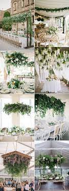 One particular floral trend that's been blooming over the need a little inspiration for your own ceremony or reception? 20 Amazing Hanging Greenery Floral Wedding Decorations For Your Reception Oh Best Day Ever