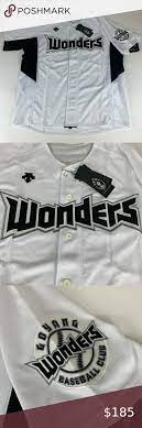 Goyang Wonders Descente Korean Baseball Jersey In 2020 Baseball Jerseys Descente Clothes Design