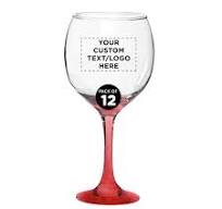 Amazon.com | Custom Premiere Wedding Wine Glasses 20.5 oz ...
