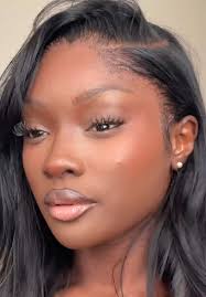 Peach Lipstick Dark Skin