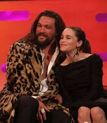 Jason momoa got muddy on a dune buggy, and had to get hosed down. Emilia Clarke Says Jason Momoa Was Kind During Got Sex Scenes