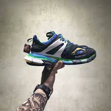 Balenciaga Track Sneakers Black And Green Buy Replica Balenciaga Track Trainers Black Green Buy Designer Bags Sunglasses Shoes Clothing Headphone Earphone Watch Kkmall Balenciaga Sneakers Fashion Trainers