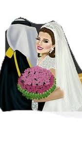 pin by amal ahmed on animation wedding illustration valentine wedding card girly
