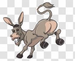 Cartoon donkey by memoangeles | graphicriver. Donkey Cartoon Clip Art Cattle Like Mammal Maca Pass Matting Free Transparent Png