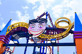 Thunderbolt Rollercoaster By Jeelan Clark Roller Coaster New York Art Thunderbolt