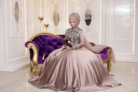 Pinar Sems Saten Sahra Tesettur Abiye Modelleri Elbise Elbise Modelleri The Dress