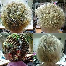 Russian Blonde Perm Permed Hairstyles Bouffant Hair Short Permed Hair