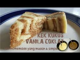 Nampak sedap kan dengan warnanya begini. Kek Kukus Vanila Coklat Kek Kukus Mudah Sukatan Cawan Resipiorangmalas Youtube