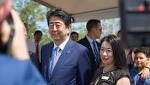 Japanese Prime Minister Shinzo pays