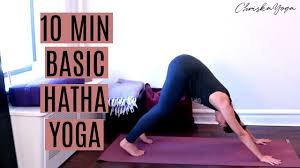 It helps in improving muscle coordination, self awareness and self confidence. 10 Min Basic Hatha Yoga For Beginners Beginners Yoga Routine Chriskayoga Youtube
